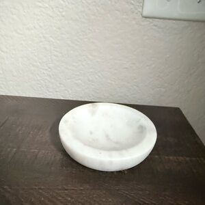 Threshold White Marble Decorative Bowl